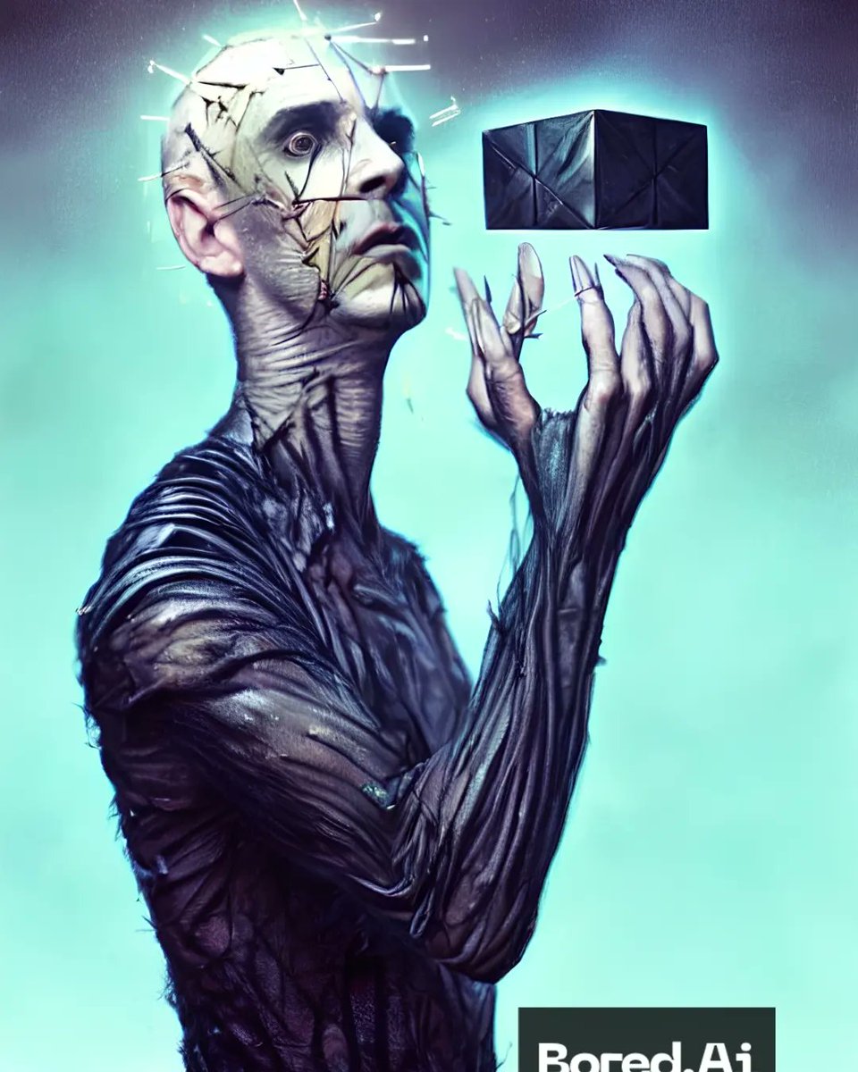 mrpoizonous's tweet photo. Whispers of the occult #darkart #occult #nightmare #hellraiserinfluence #scifi #abstractart #conceptart #text2art #aiartwork #aiartist #mrpoizonous #boredai #pictures #aiartcommunity #portraitart #digitalpainting #digitalart https://t.co/MdIgsv7ERR
