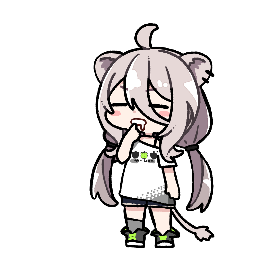 獅白ぼたん 「とうか 」|honmirinのイラスト