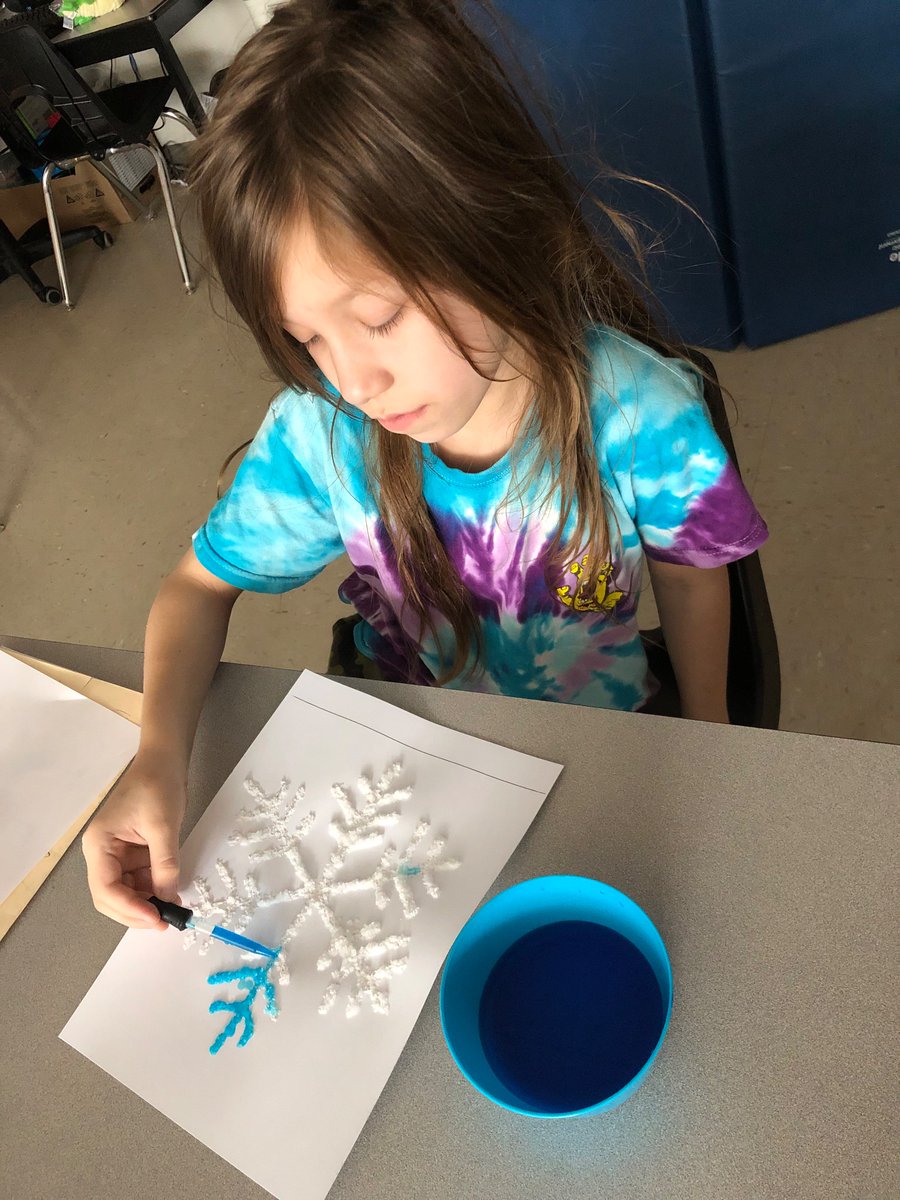 Miss_J_Piazza's tweet photo. Snowflake salt paintings were a hit today! https://t.co/yDxqeVCCHS