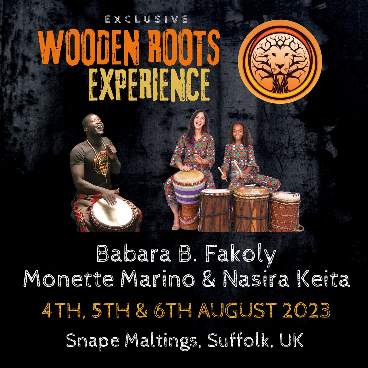 woodenroots's tweet photo. 📣Breaking News - Exclusive Event just announced limited tickets available https://t.co/ojwkEFO5Rt #mandeng #djembe #dundun #westafricanmusic #brittenpearsarts  #woodenrootsexperience https://t.co/DmQY40ImEa