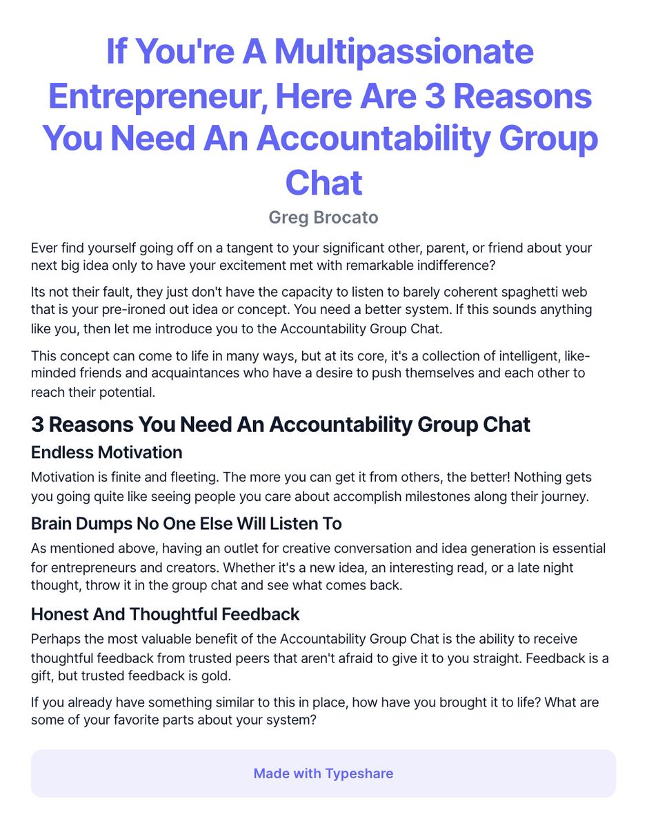 If You're A Multipassionate Entrepreneur, Here Are 3 Reasons You Need An Accountability Group Chat