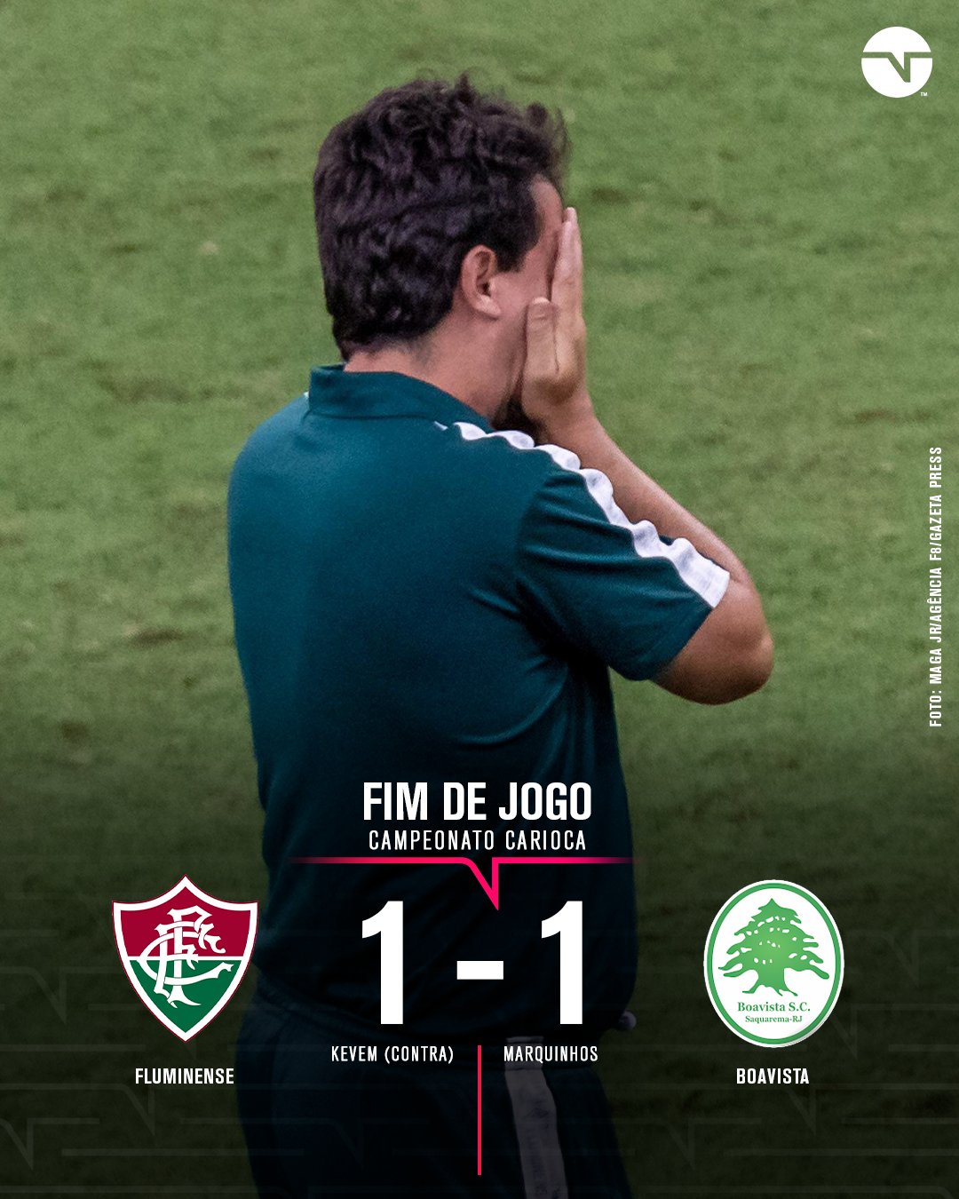 FINAL DE JOGO! EMPATE! O Fluminense - TNT Sports Brasil