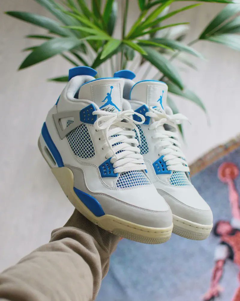 Whose still waiting for the return of the Air Jordan 4 “Military Blue”?