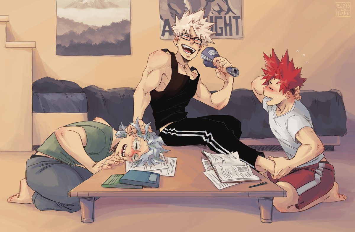 SybLaTortue's tweet photo. tutoring two hard-headed idiots is hard work https://t.co/O7OZfhMIhU