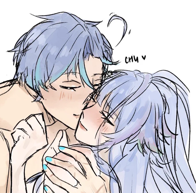 My OC Lime with 's OC. Your honor they are in love > <  #JuLi  