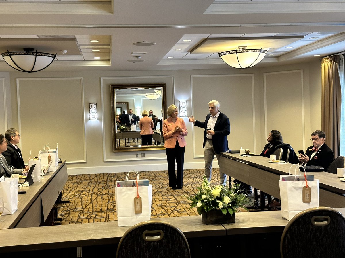 egmackey's tweet photo. Career pathways and workforce development — that was the focus of the #ALBOE Board Retreat the past two days in Auburn.  It was great to see firsthand how career pathways students entered in @AHSAuburnTigers like culinary arts and aviation transitioned to https://t.co/ZPAK3WiSyQ