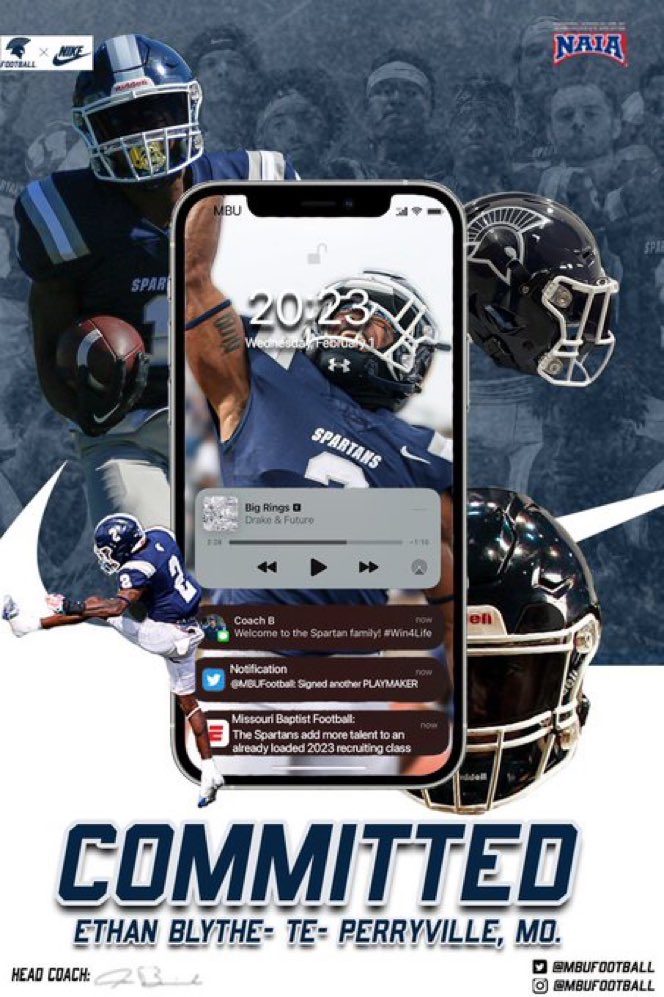 Blessed to say I’m 100%committed to Missouri Baptist! <a href="/CoachZackKern1/">Zack Kern</a> <a href="/CoachSchnabel/">Shawn Schnabel</a> @MBUCoachB