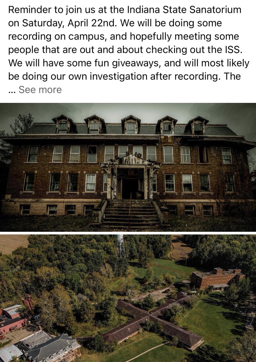 MAACOpodcast's tweet photo. #liverecording #paranormal #paranormalinvestingation #ISS #indianastatesanatorium #hauntedindiana #ghosts #ghoststories #creepy #fun #MAACOpod https://t.co/DYq1jyDLu5