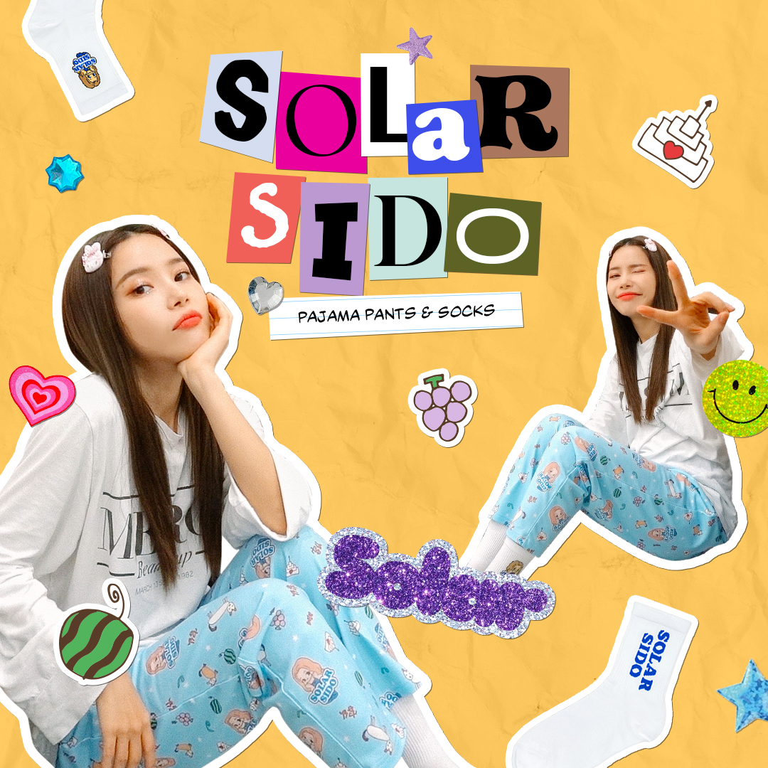 [MEMEZ X 솔라시도 : 용왕님께 바치는 선물] 🎁🐢

Finally, Solarsido's merchandise has been released!🐉🐢

[Solarsido's Merch]
💜 Pajama Pants
💜 Socks Set (2EA)
💜 Full Set (pajama pants + socks set)
😀 Sales Schedule: Jan 27th~Feb 5th

🎁 Buy Now: sbsb.kr/solardkp_TW_or…