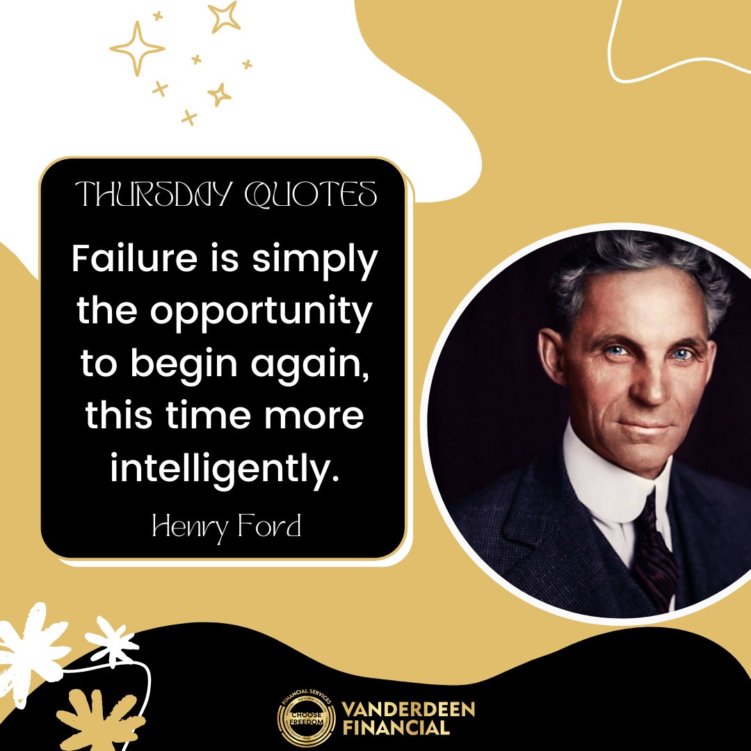 CVanderdeen's tweet image. An expert is defined as someone that has failed in very possible way in a given field and still succeeded.

Have you tried EVERYTHING?

#failureispartofsuccess #vanderdeenfinancial #finance #accounting #bookkeeping #projections #reporting #smallbusiness #profitability #henryford