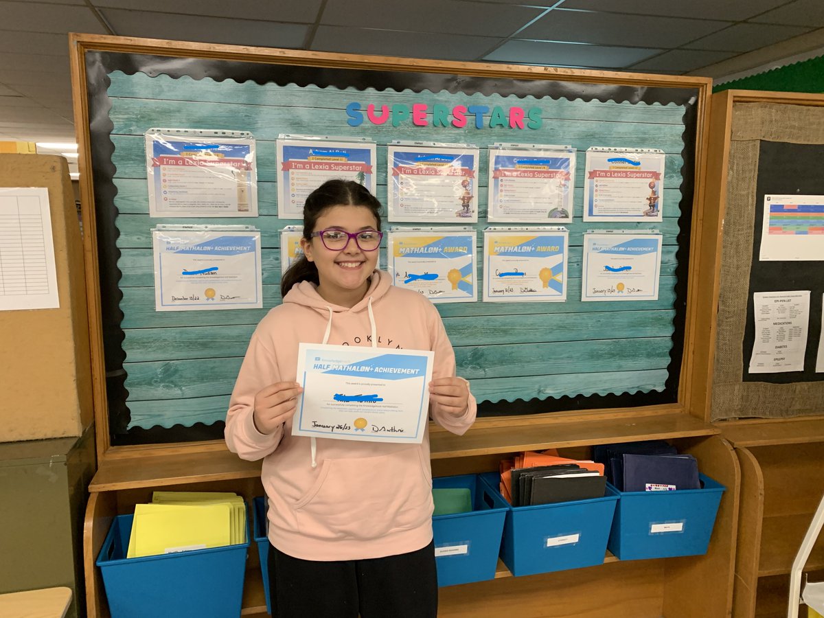 The awards are racking up in our classroom. Congratulations to Tala on earning her Half Mathalon and Jacob levelling up on Lexia. <a href="/gecdsbpro/">GECDSB PR</a> <a href="/RosevillePSWind/">Roseville School</a>