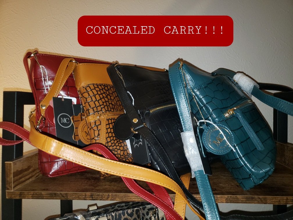 NoPlaceLikeHDOK's tweet photo. We have concealed carry purses! https://t.co/RbDr7qsxP6 https://t.co/zgg2fnp3RZ