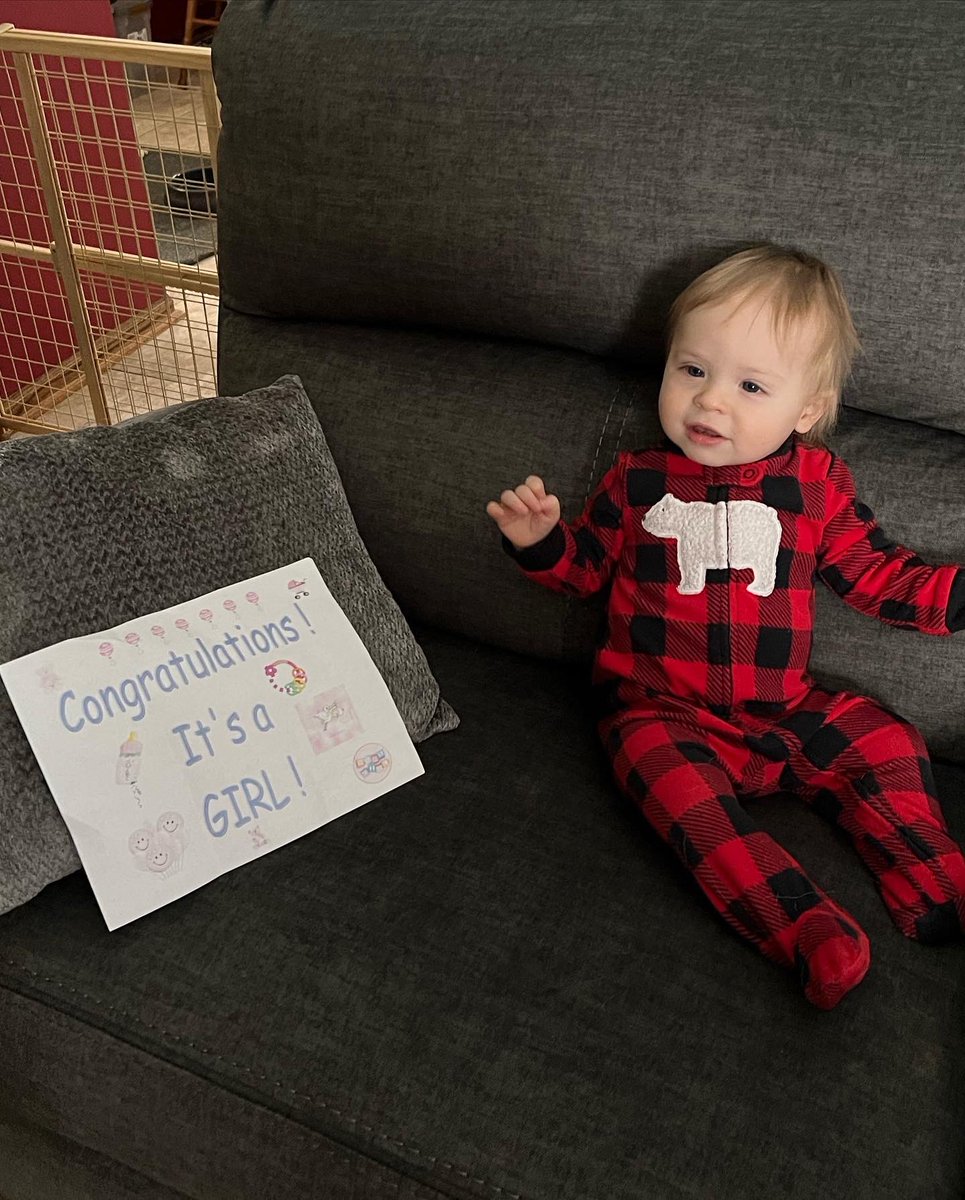 dwhorton's tweet photo. Lincoln may not be sure if it is a good idea, but his little sister is going to be coming along anyway. Baby Girl Horton coming June 2023! #Parenting #2under2 https://t.co/vVep23e2vY