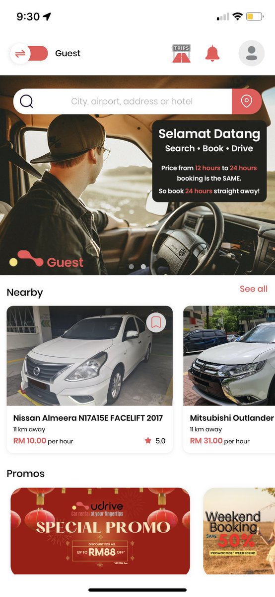 chlriedes's tweet image. Kalau korang sewa kereta dengan @udrivemalaysia , harga sewa sehari dia sama dengan harga sewa 12 jam. Harga sewa 24 jam pula sama dengan harga sewa 12 jam.🤣
#UDrive