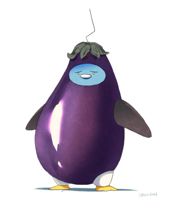 「eggplant standing」 illustration images(Latest)