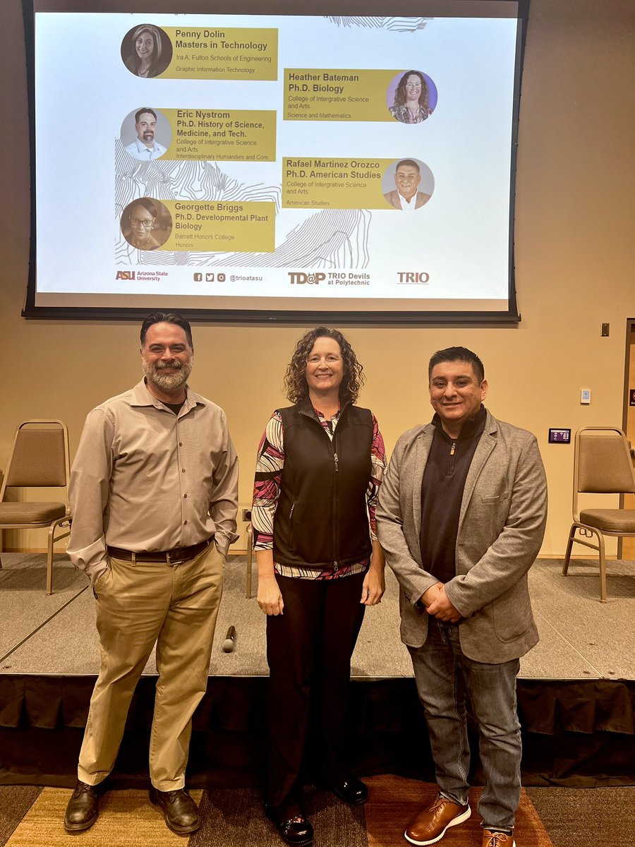Vanessa Fonseca-Chávez (@dravfonseca) on Twitter photo <a href="/CISAASU/">CISAASU</a> colleagues and overall incredible scholars and mentors <a href="/HistoryNystrom/">Eric Nystrom aka historynystrom@bsky</a> <a href="/BatemanHL/">Heather L. Bateman</a> and <a href="/undocu_scholar/">Rafae A. Martínez, PhD</a> presenting to our TRIO students at <a href="/asupoly/">ASU Polytechnic</a>. Thank you for uplifting our students and sharing your experiences! <a href="/CISAASU/">CISAASU</a> colleagues and overall incredible scholars and mentors <a href="/HistoryNystrom/">Eric Nystrom aka historynystrom@bsky</a> <a href="/BatemanHL/">Heather L. Bateman</a> and <a href="/undocu_scholar/">Rafae A. Martínez, PhD</a> presenting to our TRIO students at <a href="/asupoly/">ASU Polytechnic</a>. Thank you for uplifting our students and sharing your experiences!
