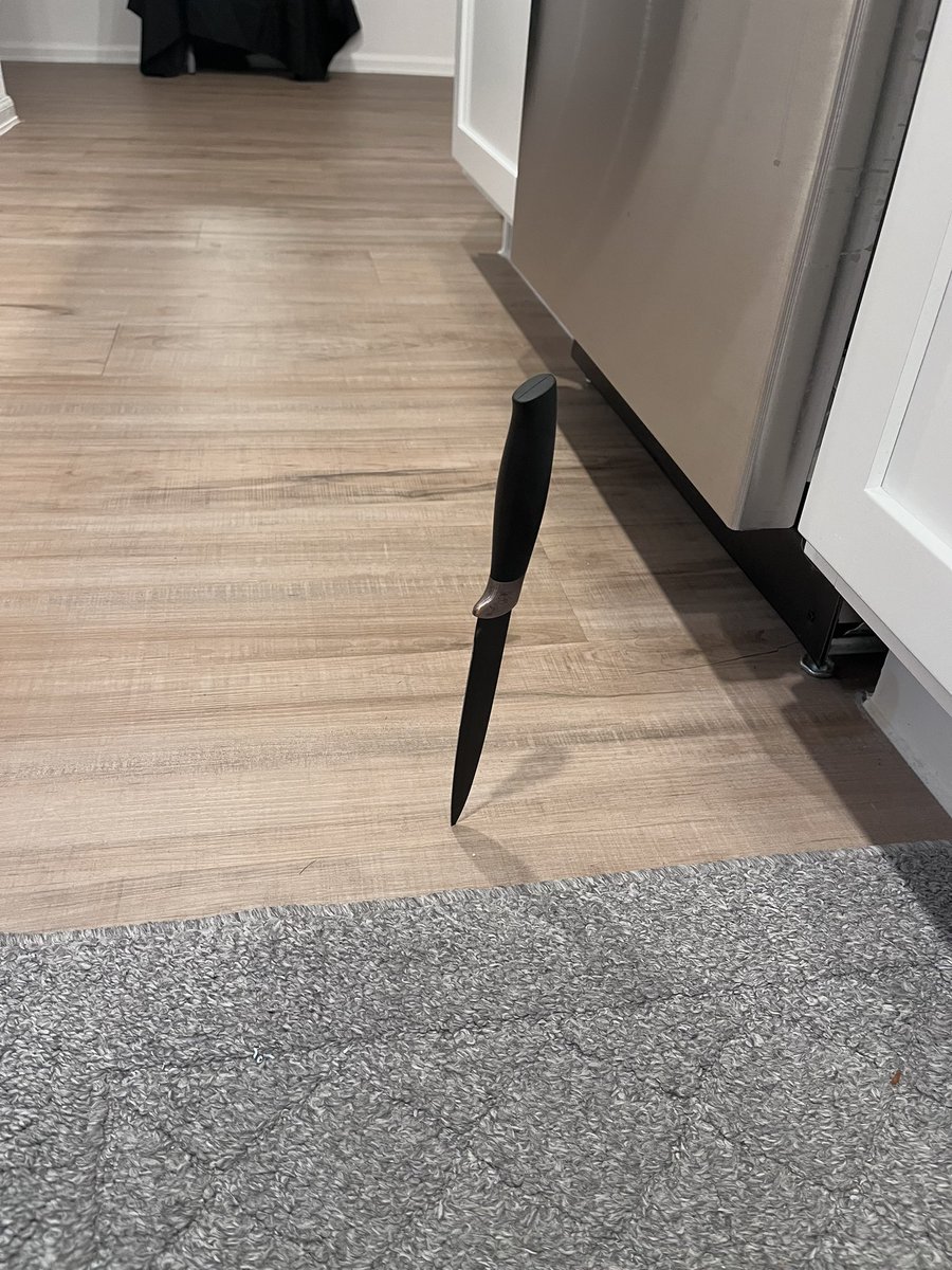 babyRAC5's tweet photo. GUYS I ACCIDENTALLY DROPPED A KNIFE AND SOMETHING COOL HAPPENED https://t.co/slKlfbNhcO