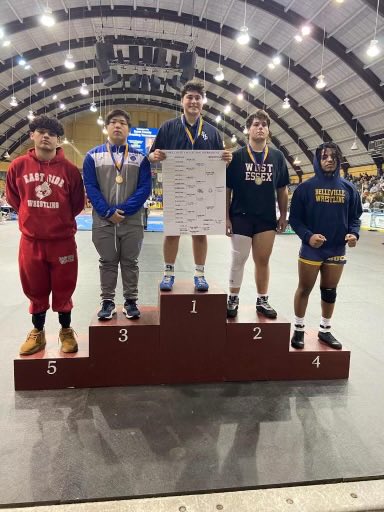 belleville_bucs's tweet photo. Scenes from the Essex County Tournament… Belleville had a great display. 1 champion, 2 third place and a fourth place. Congrats to the wrestlers and their coaches. https://t.co/0bN0aA0fc8