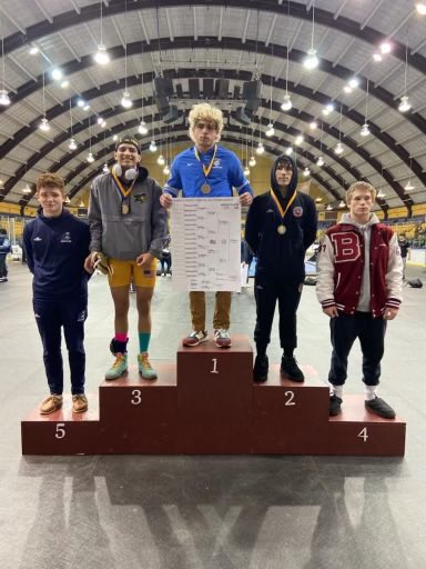 belleville_bucs's tweet photo. Scenes from the Essex County Tournament… Belleville had a great display. 1 champion, 2 third place and a fourth place. Congrats to the wrestlers and their coaches. https://t.co/0bN0aA0fc8
