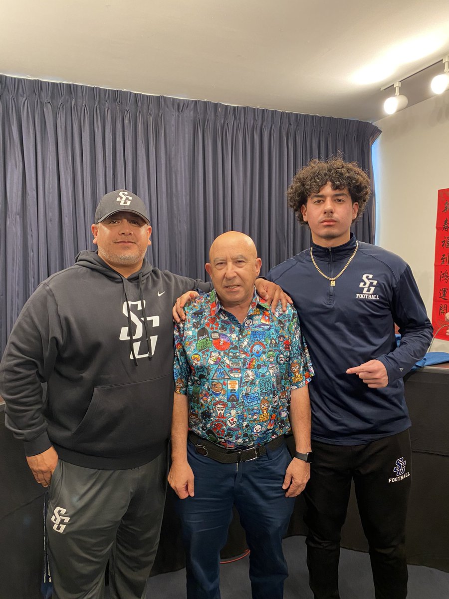 gens_football's tweet photo. It was a pleasure having @latsondheimer on campus today. Thank you for all you do in our community, and for high school sports. #TrustTheProcess https://t.co/6tUsHY77Yd