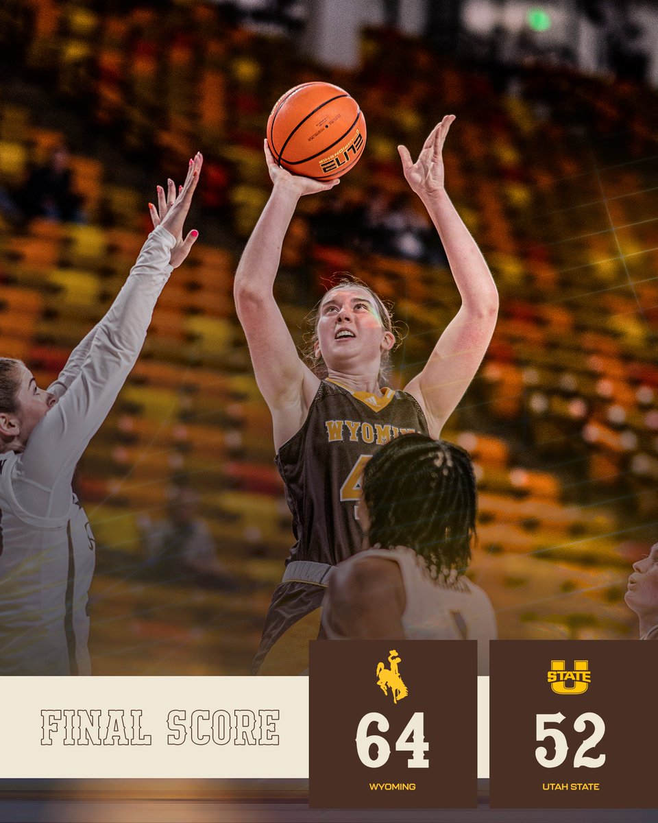 wyo_wbb's tweet photo. Got it done. 

Another 🤠🏀 @MountainWest W! https://t.co/hBTFmuuQSn