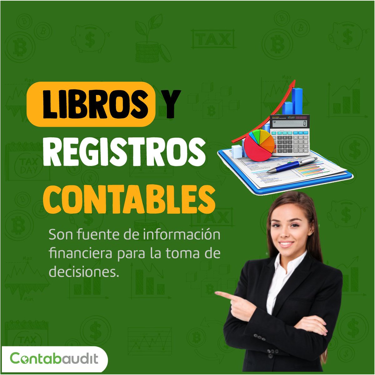 ContabauditPeru's tweet photo. #Contabaudit 💚 Libros y registros contables, son fuente de información para la toma de decisiones...
en este post te lo contamos...👇
#estudiocontable #contabilidad #sunatperu #Sunat #libroscontables https://t.co/2YxolTojhE