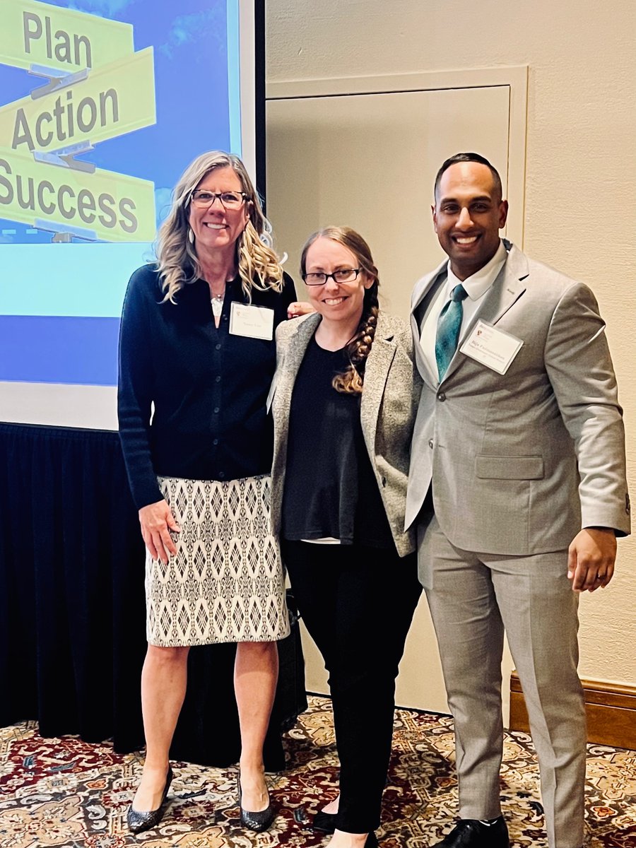 gemmiddleschool's tweet photo. Dr. Uxa, Mrs. Gonzales and Mr. Padmanabhan had the opportunity to present about the improvement our school has made over the last 2.5 years at this year’s #ESSAConference in Tucson! @azedschools https://t.co/J2pL4zg82h