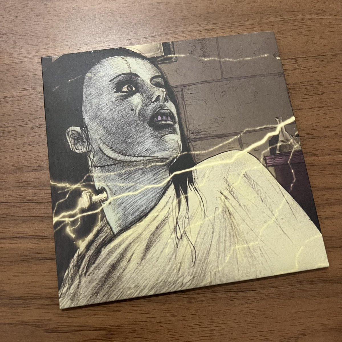 aparatmati's tweet photo. siapa yang juga punya? mungkin rilisan pertama Kelelawar Malam, single "Suzannakenstein"/"Desmodus Rotundus" CDR. belinya sepaket dengan tshirtnya sewaktu mereka manggung di Rossi Musik. @vonmencekam https://t.co/9IQ1O4crXG