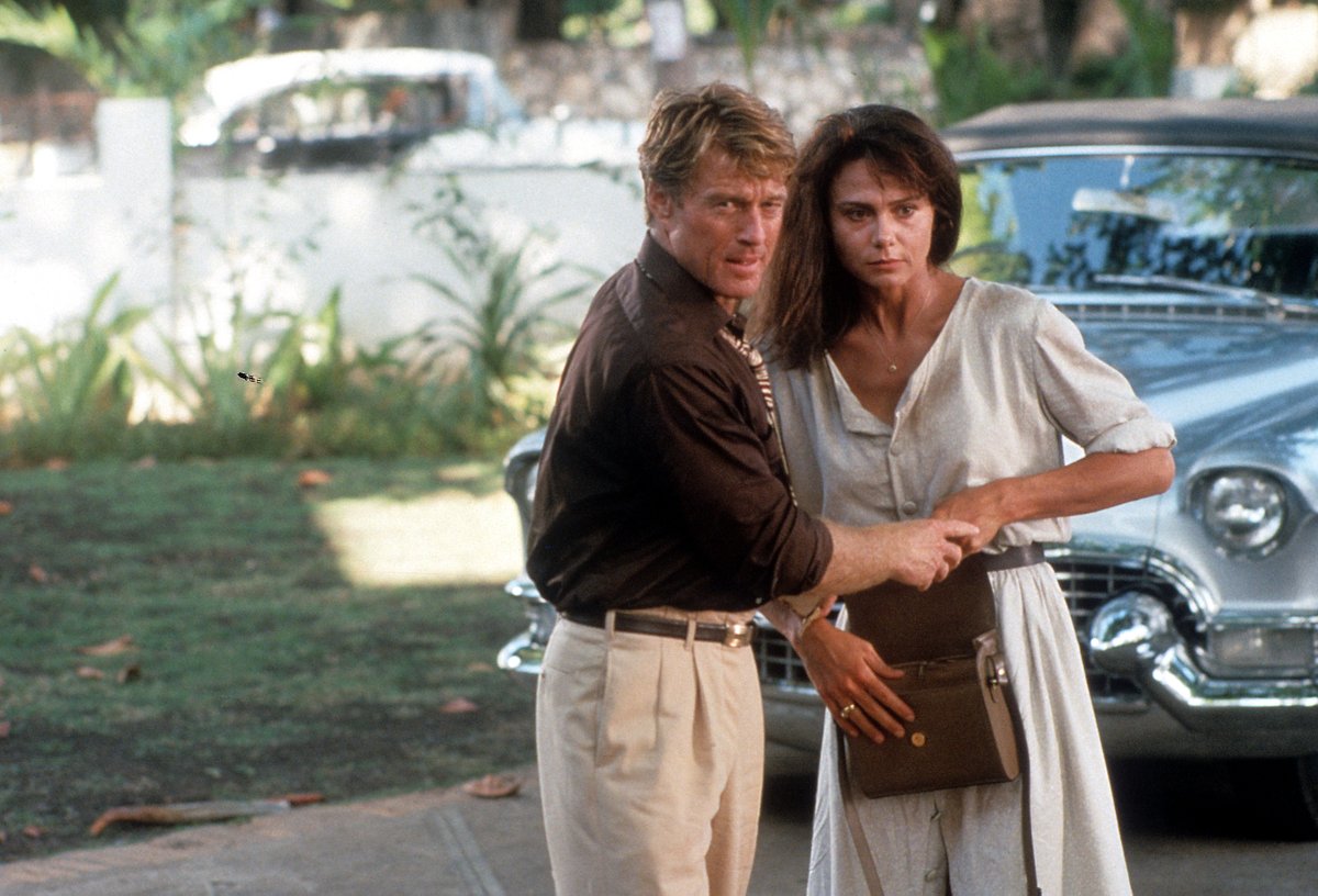 framefound's tweet photo. Lena Olin and Robert Redford in Havana (1990) https://t.co/rx1sVwoDS4