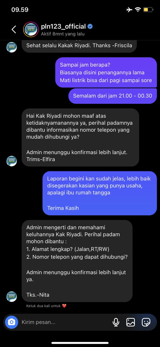 riyadi_forest's tweet photo. @pln_123 apa laporan begini masih perlu disertai nomer telp, pengaduan begini apa belum cukup. Jika bener langsung ditindak lanjuti. Jika salah kan bisa diabaikan https://t.co/JlVDdADTrR