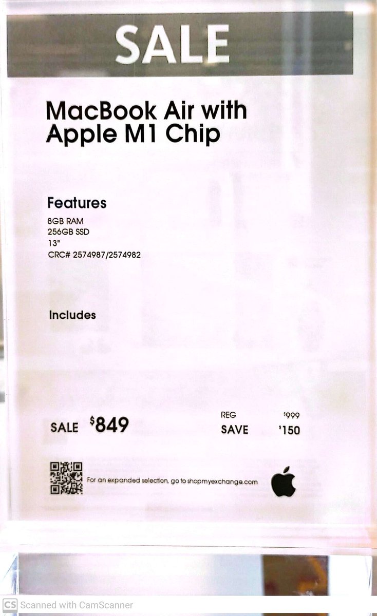 AppleRep_Foster's tweet photo. SALE
MacBook Air with
Apple M1 Chip https://t.co/amF1qiv8Kr