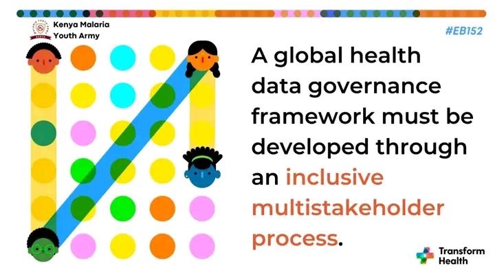 We need a global #HealthDataGovernance framework that includes the perspectives of those whose health data is being collected!The meaningful engagement of civil society, communities and youth is a must.
Read @trans4m_health's asks of the @who 
#mydataourhealth
@MalariaYouthKE