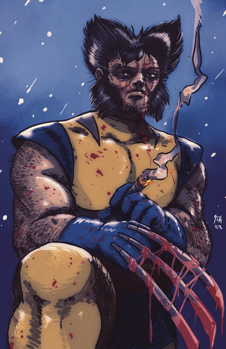 jeremyhyler's tweet image. Wolverine #timelapsevideo #timelapse #arttimelapse #wolverine #xmen #marvel #marvelstudios #weaponx #art #comics #comicsart #makemorecomics #cartoonistkayfabe @EdPiskor @jimruggart @CartoonKayfabe