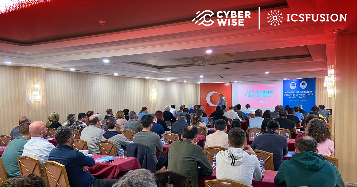 Workshop alert ⚡

We have delivered a dedicated #industrial #cybersecurity workshop with our partner company @Cyberwise_TR  for Turkish Electricity Transmission Corporation (@kurumsalTEIAS ) in Antalya this week!