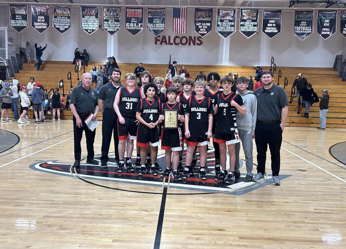 2023 TMSSA Area 11 Champions! Congrats to the HCMS Bulldogs!