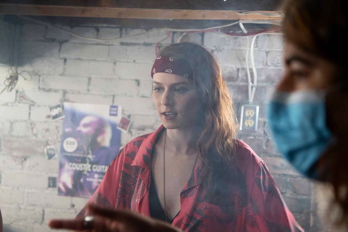 GirlLogicSeries's tweet photo. Kiriana on set as Joanne! 

#girllogic #girllogictheseries #girllogicseries #girllogicwebseries #webseries #comingsoon #toronto #girlband #rockband #rockandroll #music #rock #band https://t.co/wnlf1YXMBQ