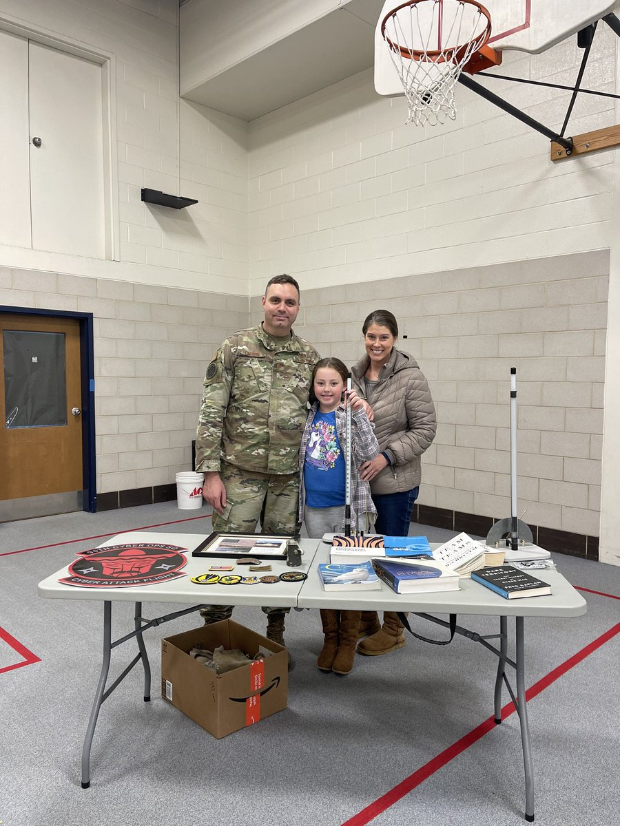 dyanna_finamore's tweet photo. STEM Night excitement! A huge Thank you to Jon Kilikewich & Kevin Colson! A real rocket scientist, & an electrical & software engineer in the Air Force & a dad to one of our 3rd graders. #Fightingbots #launchingrockets @CCPS_Science @MtHopeNanjemoy https://t.co/2YwB6YQ8Pp