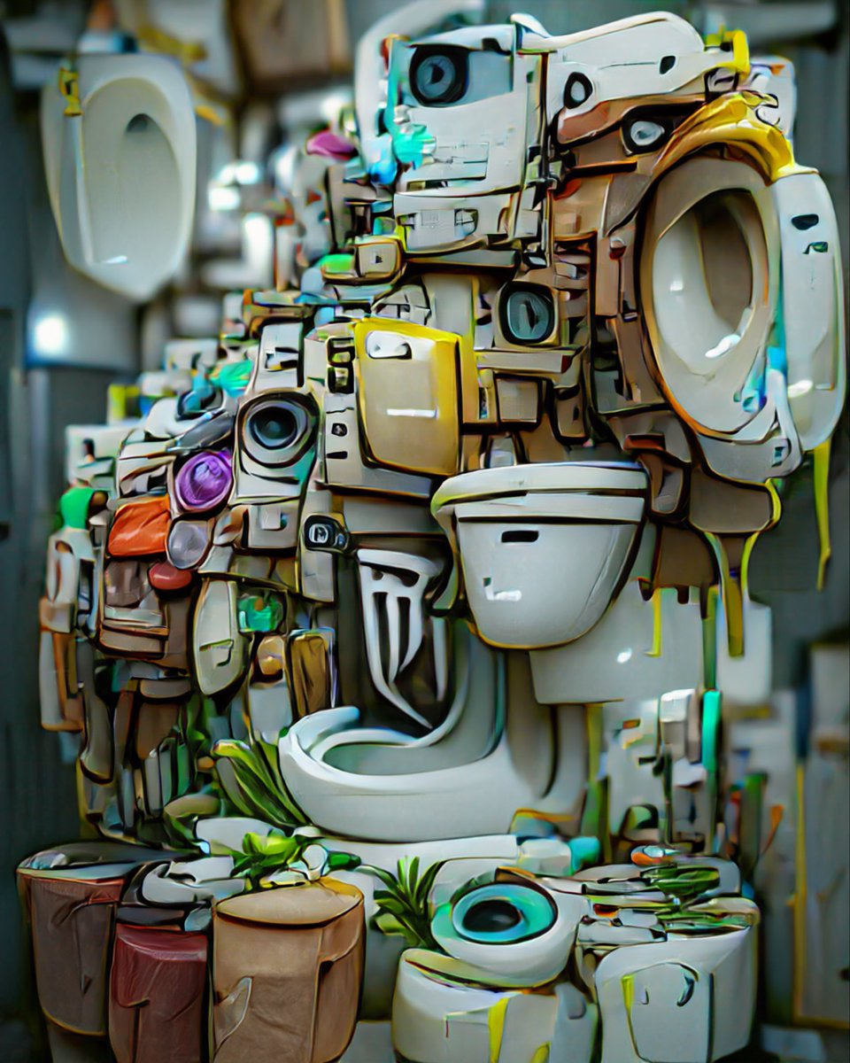 My fountain #tezos #nft #AIart #objkt objkt.com/asset/KT1H3TU2…