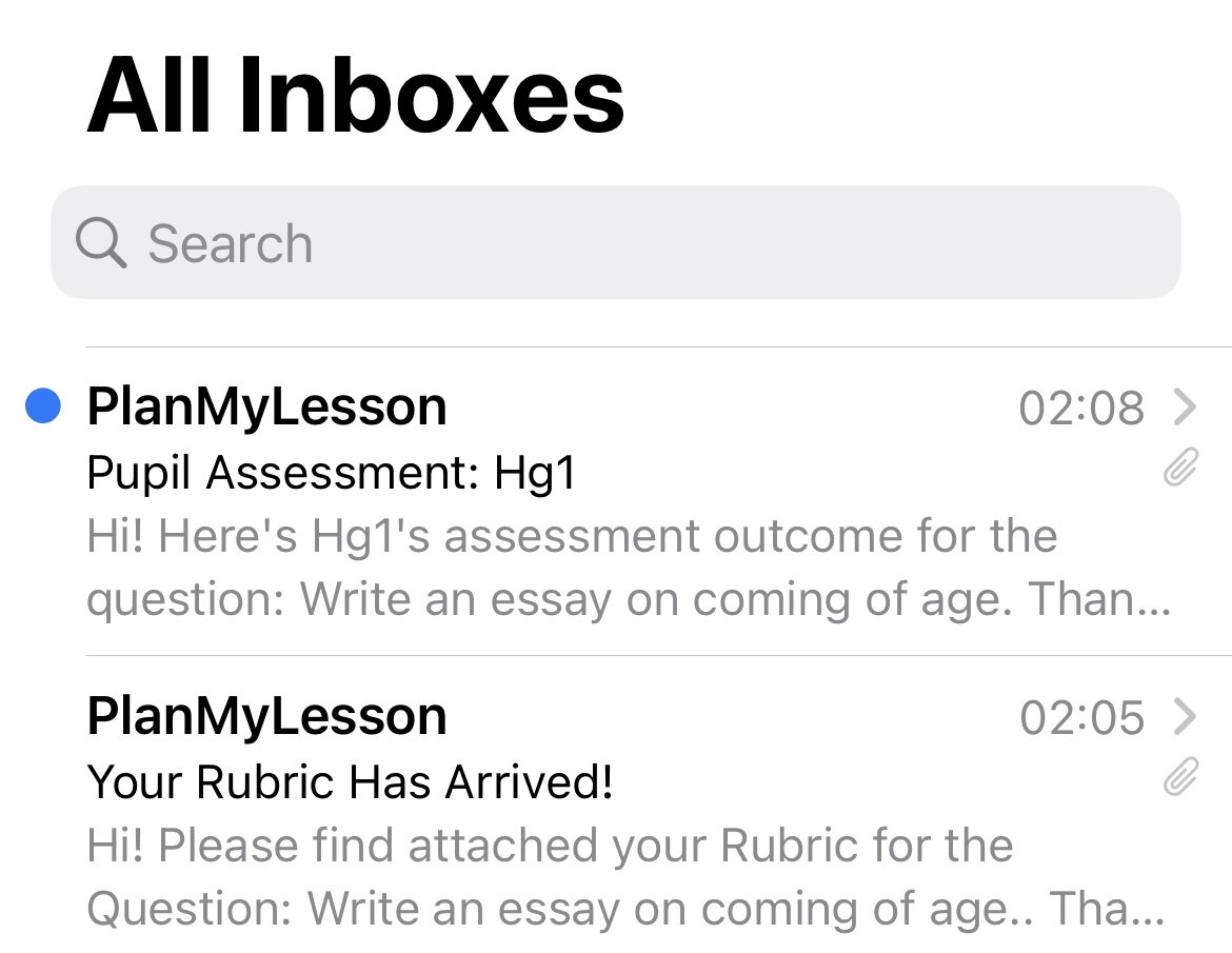 PlanMyLesson1's tweet photo. ๐จ Digital Marking of handwritten/typed prose is now available to ALL ๐จ
Step 1:
๐ Develop a rubric with our AI or use your own
Step 2:
๐ธ Take a pic of the handwritten work or copy typed work over
Step 3:
๐ง Wait seconds for the marked work to be emailed
#magicmarker https://t.co/m8OFfnZI2Q