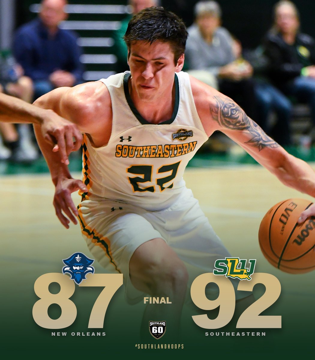 SouthlandSports's tweet photo. A 28-point night from Nick Caldwell and a 60-point 2nd half leads Southeastern to a tough #SouthlandHoops win over New Orleans. https://t.co/K1d3IM0DlK