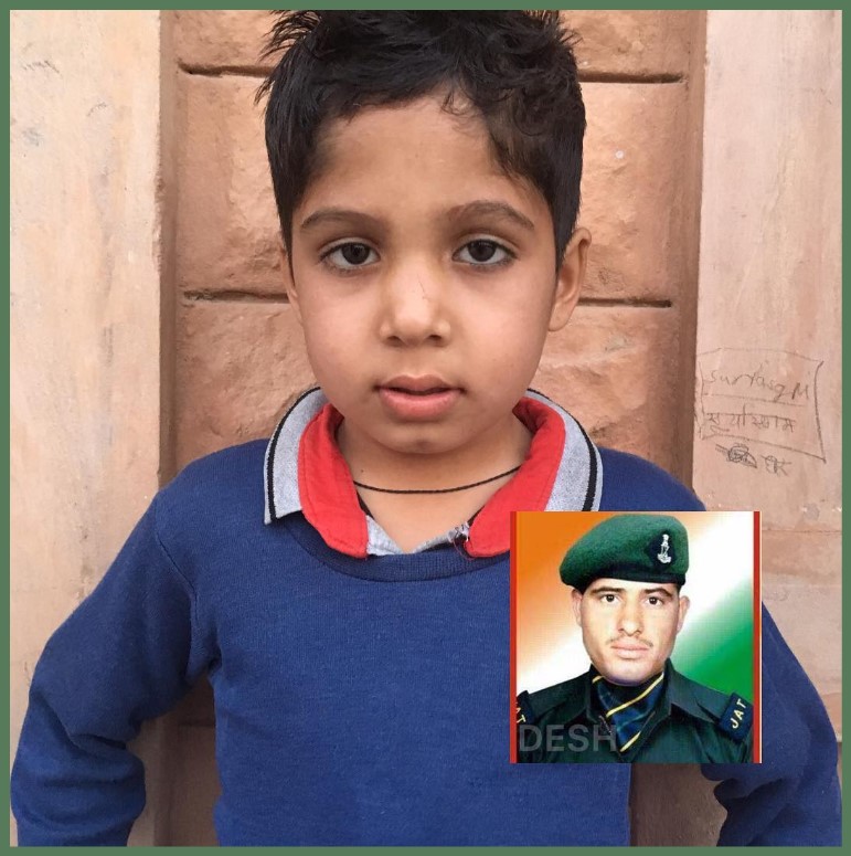 MajorSaurabhSh3's tweet photo. Join me in wishing happy birthday to Surya Kalirana son of SEPOY BHUPINDER KALIRANA || 17 JAT ||. Sepoy Bhupinder immortalized himself fighting terrorists in Kashmir in 2012.      #JoinIndianArmy #joinindiannavy #Joinindianairforce #ssbinterview #ssbaspirants #ssbtips https://t.co/JmCCiwrwQG
