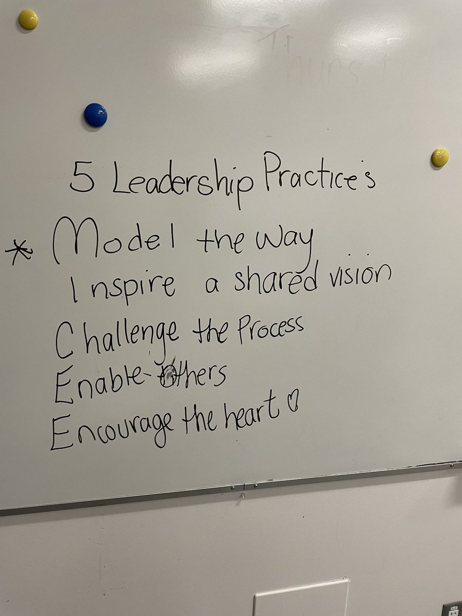 LisaSchwartz05's tweet image. This week in Student Leadership we discussed Leadership Practices focusing on model the way. We warmed up with the Twizzler Tie Up challenge and finished off with planning some upcoming Spirit Days. #sd38learn