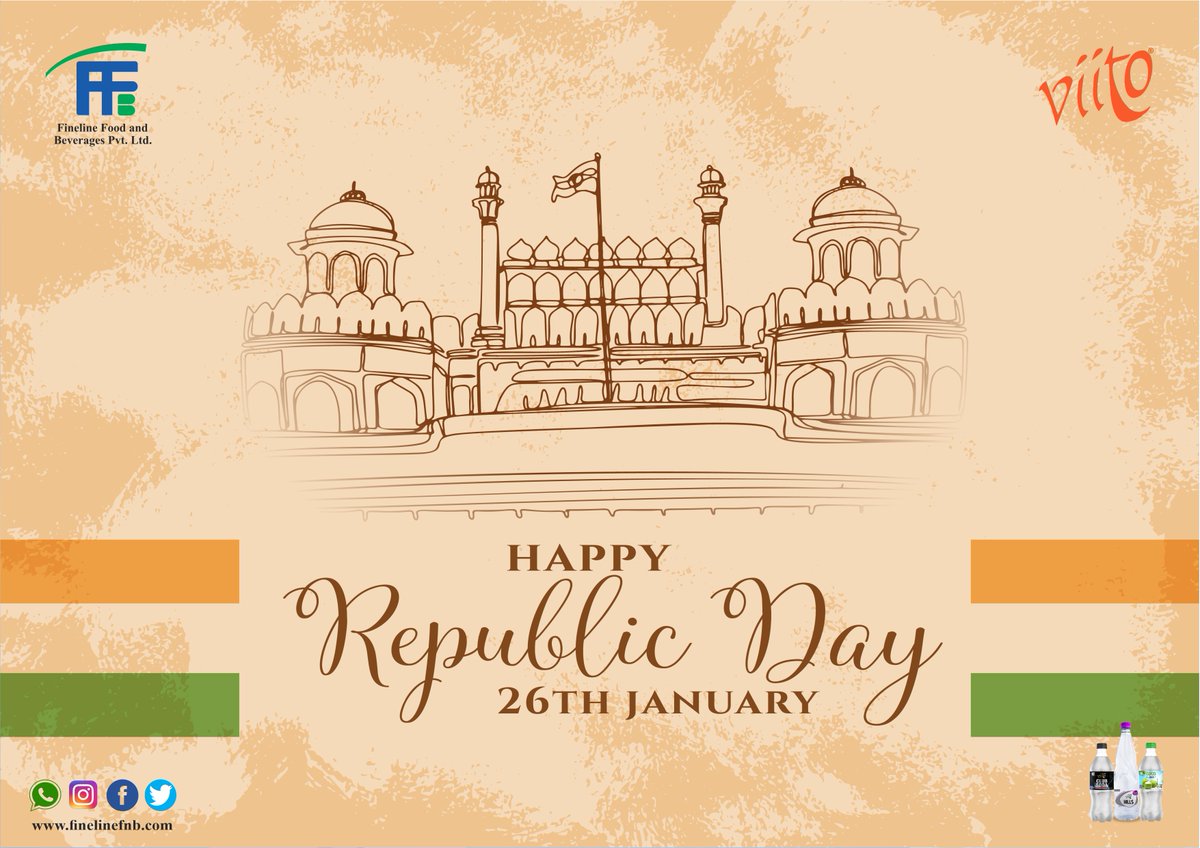 Viitoffb's tweet photo. Freedom was not won easy, it was at the cost of the sacrifices of our freedom fighters, so we should never take it for granted. Happy Republic Day!  #viitochankaar #viitococojina #viitohills #viito #water #watersaver #viitoJuices https://t.co/BREvZuBuo1