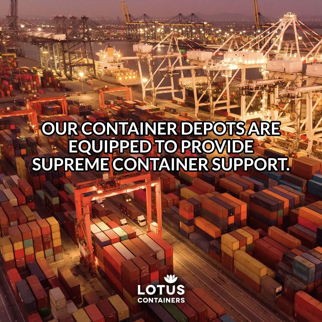 LOTUSContainers's tweet image. By partnering with 300+ container depots prevalent worldwide, LOTUS Containers offers the best container storage facility. Reach out to us at bit.ly/3N8XXWL for better depot services.

#containerdepots #globalbusiness #transportation #shippingindustry #lotuscontainers