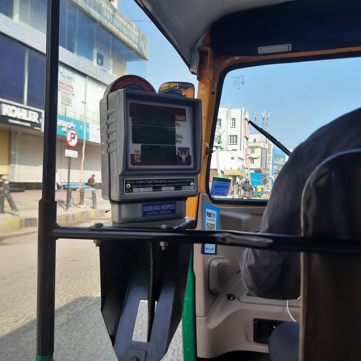 As a daily long-distance autorickshaw  commuter, I make 2 requests - no honking, no spitting while I'm in the auto. Then I sit back and observe the different reactions - they're amused, uncomfortable, indignant, but they all  heed my request! So, I keep asking :)