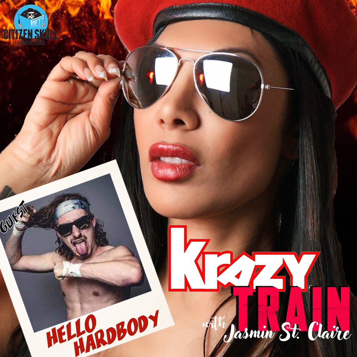 jasminstclaire's tweet photo. @Thexpwwrestling homegrown #hellohardbody sacheed on @Krazytrainpod to chat about his fascination with death matches, Canadian wrestling,our favourite #xpwmoments , why #xpw is different than everything on @FiteTV &amp; more! We get catty with each other!! https://t.co/HbmLMjPEb4 https://t.co/VGnd3mwBhq