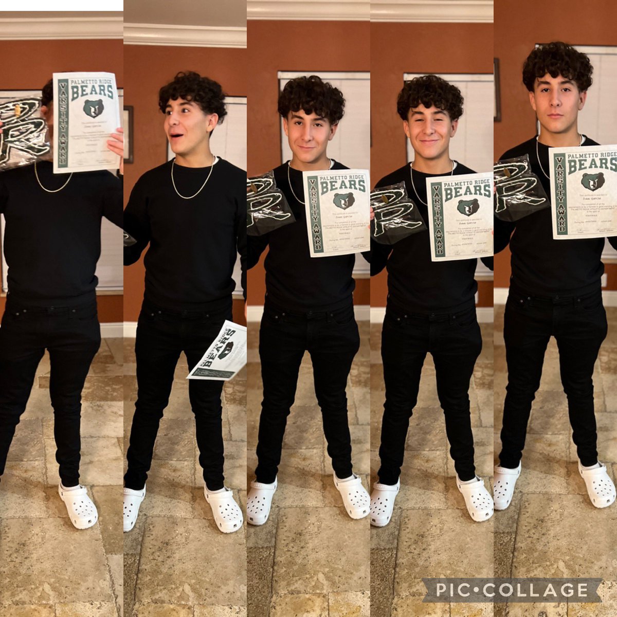 I didn’t get to post this one on Tweeeeter.  
@1saac08 
Freshman earning a Varsity letter for football. Aaaayyyoooo. 
#youaintready #thefuture 
S/n boys…just take nice pictures for your mamas please, that’s all we ask for, I know we are so annoying 😂😂