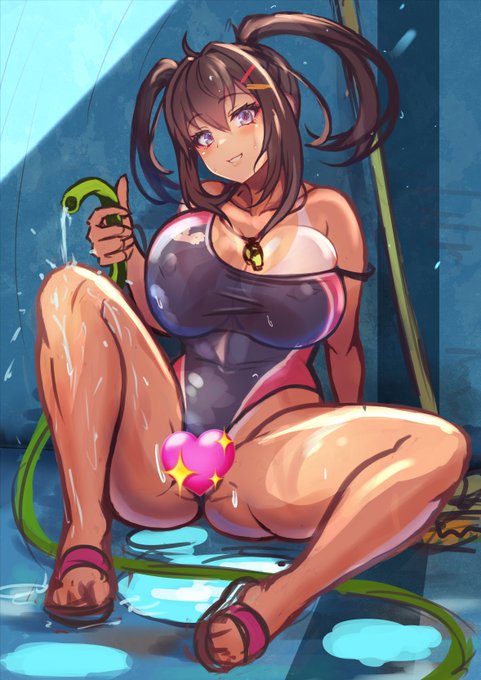 そういえば描きかけで放置していた水着絵のラフ
どちらの方が良いですかね? 