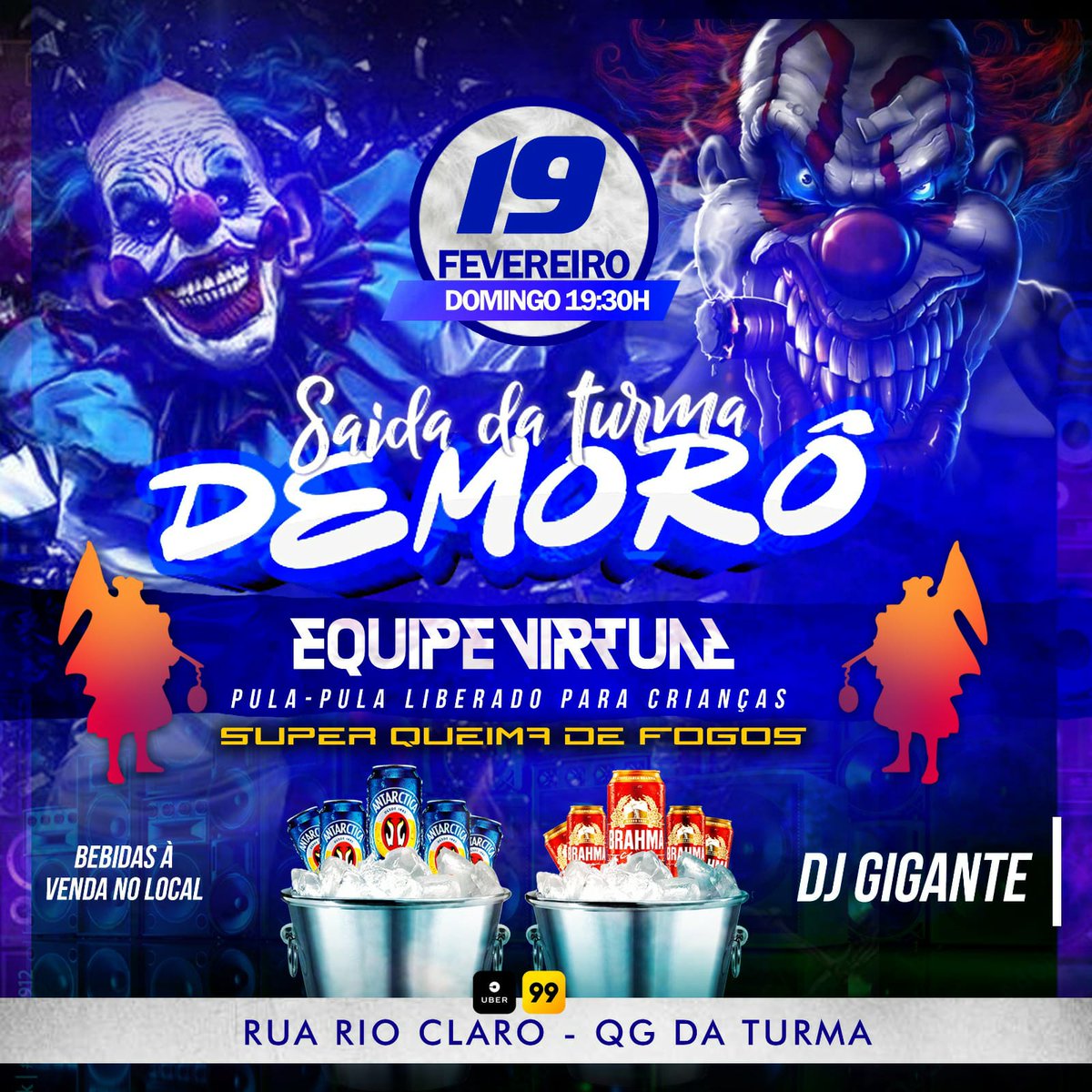 Gestão dos palhaço está na pista dia 19 em!!!📝🤡⚠️