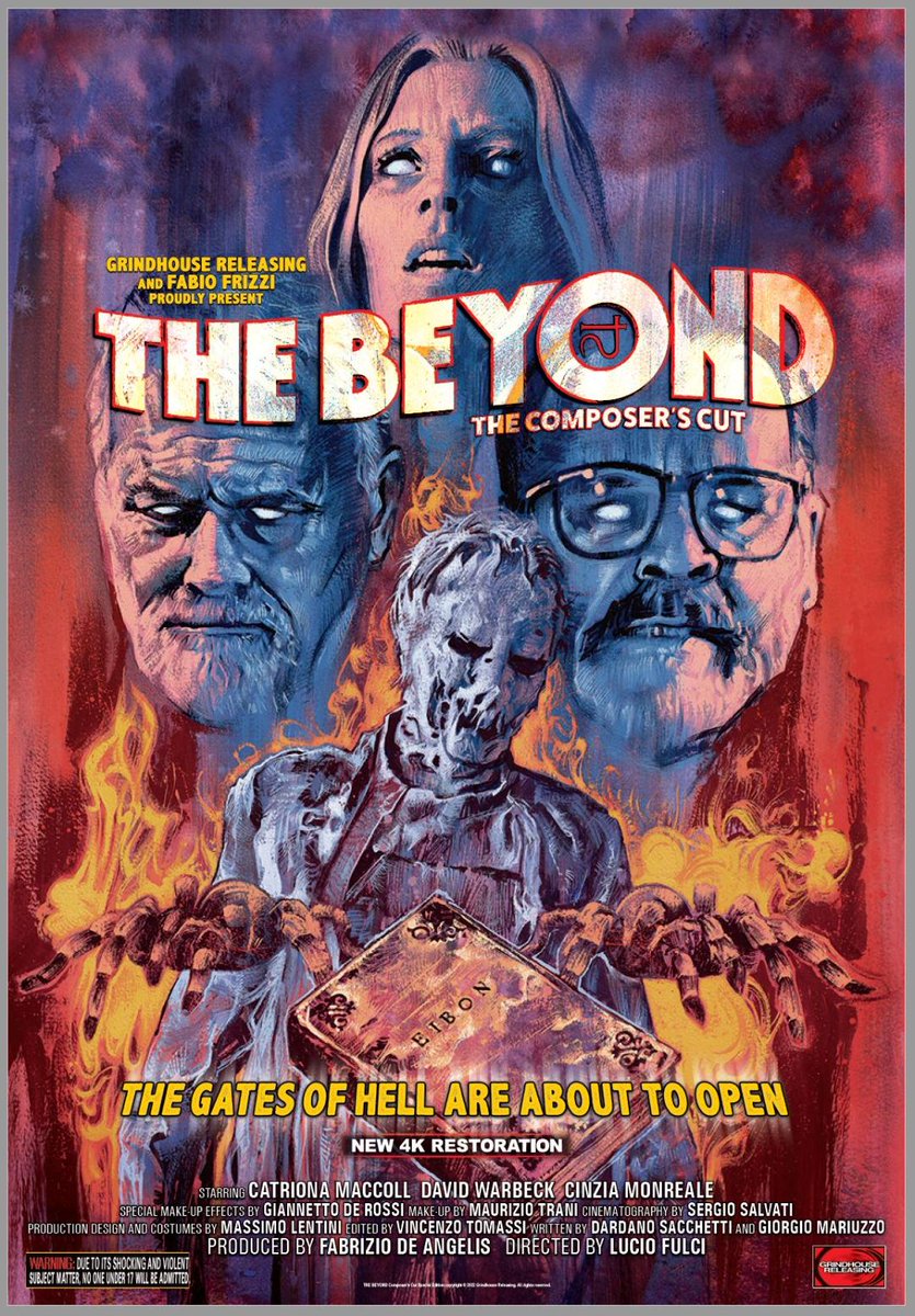 THE BEYOND starts Friday at the Gateway Film Center Columbus OH featuring the new 4K restoration and new score by @FabioFrizzi!  @GatewayFC